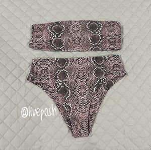 ✴️$5✴️SHEIN Snake Bikini Set Size Large